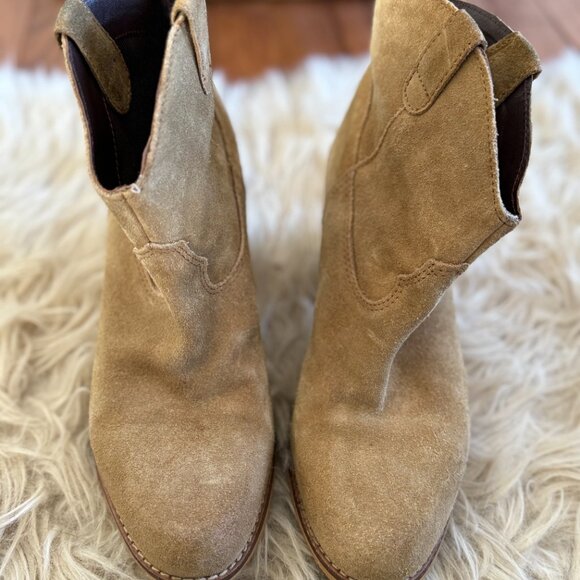 Matisse "Toby" camel suede western bootie- Size 8 - Picture 2 of 7